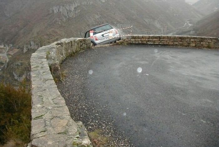 Водителю несказанно повезло