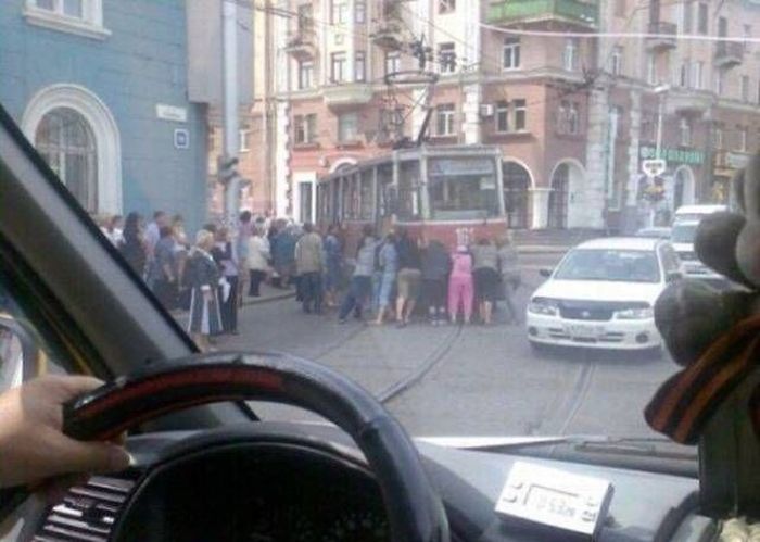 Фото, которые возможно было сделать только в России