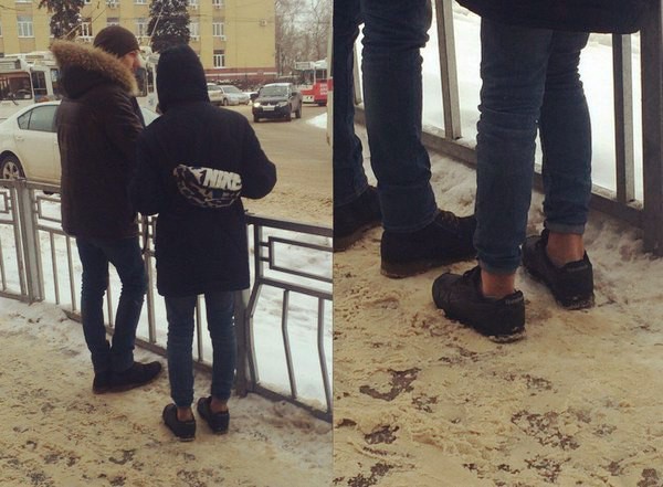 Холодно, зато красиво!