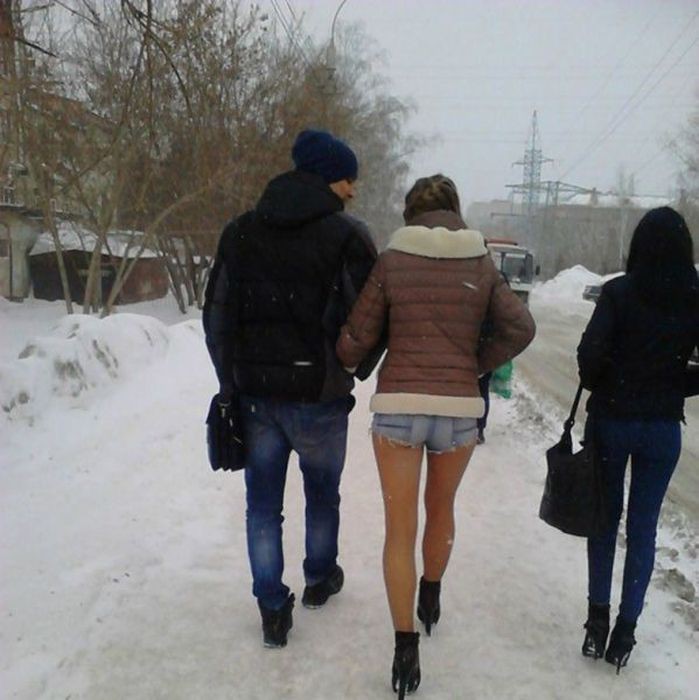 Холодно, зато красиво!