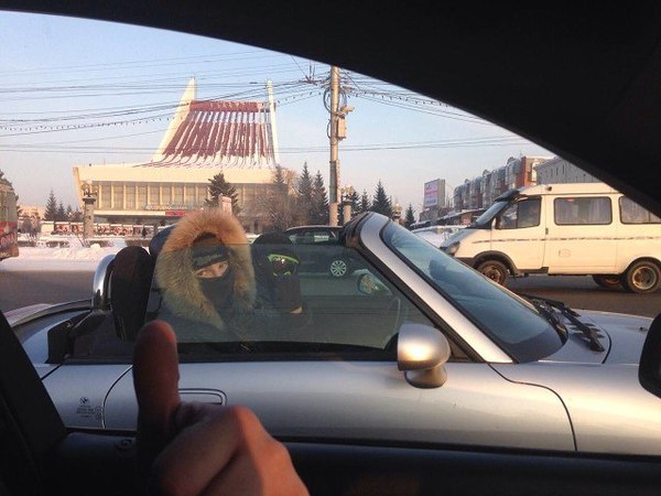 Холодно, зато красиво!