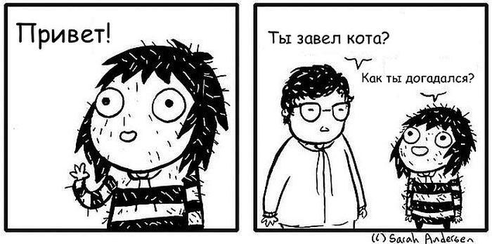 Проблемы жизни с котом в забавном комиксе