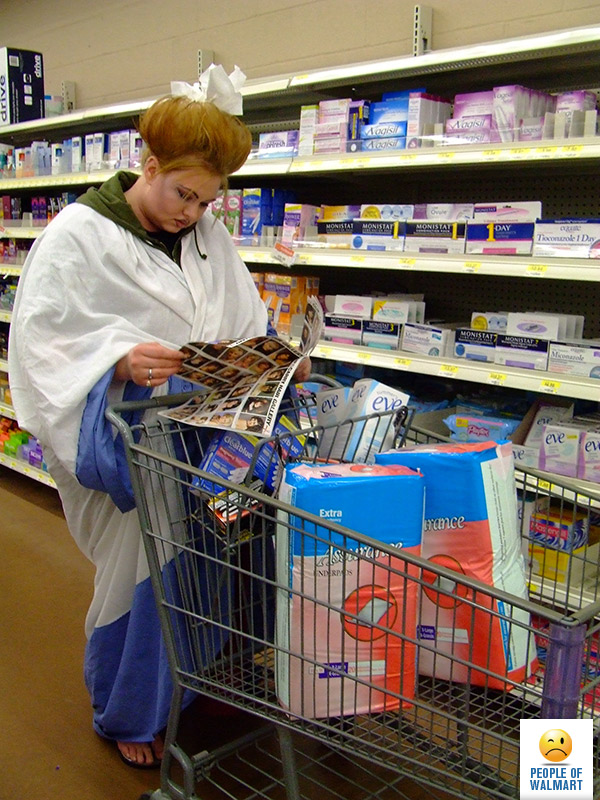 Экстравагантные покупатели Walmart
