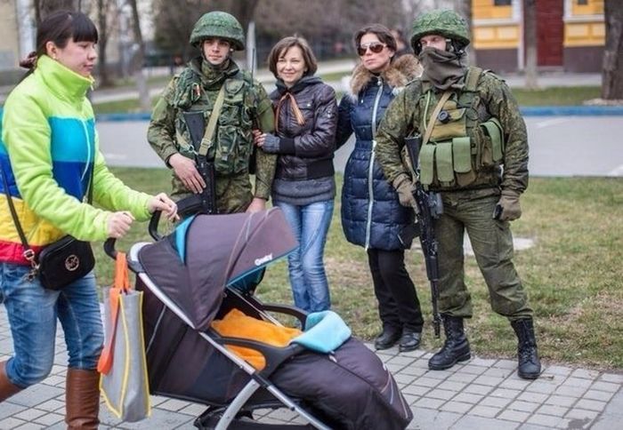Российские солдаты в Крыму (47 фото)