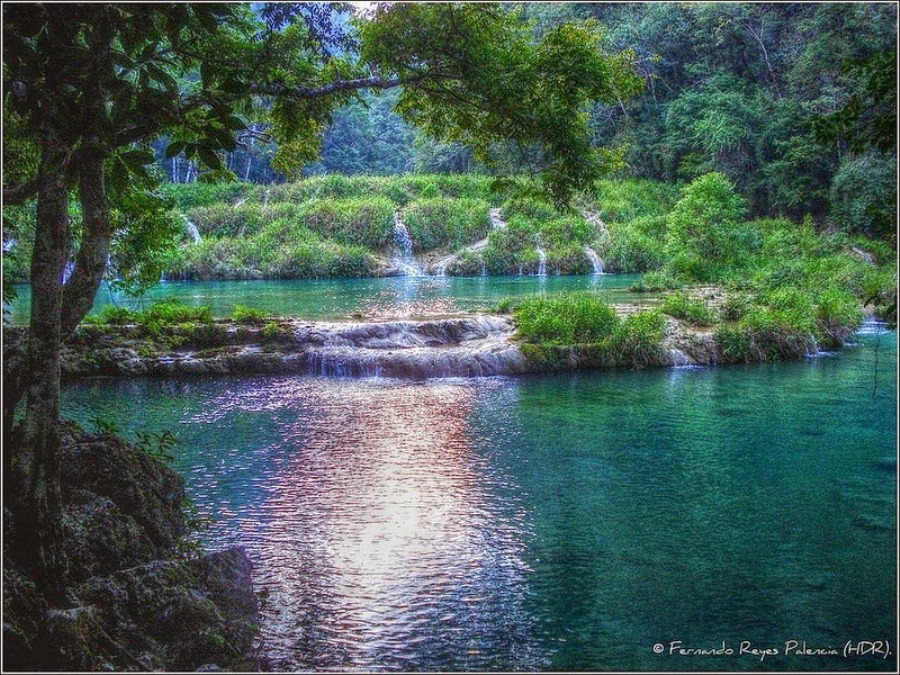 «Semuc Champey»: каскад водопадов в Гватемале