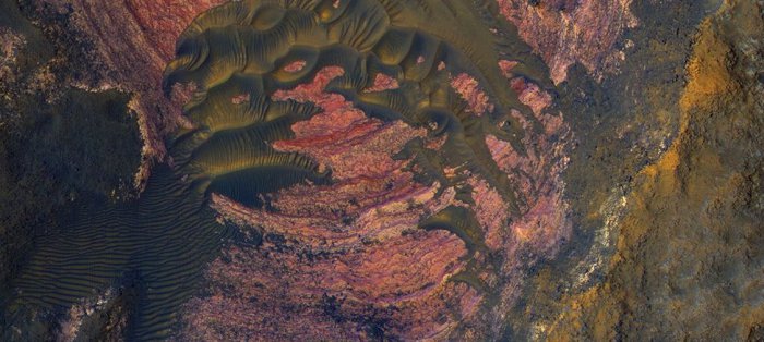 Красная планета на фотографиях NASA