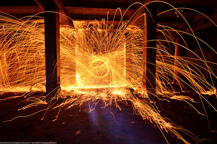 Фризлайт — рисование светом