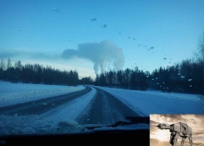 Фотоиллюзии, которые получились случайно (64 фото)