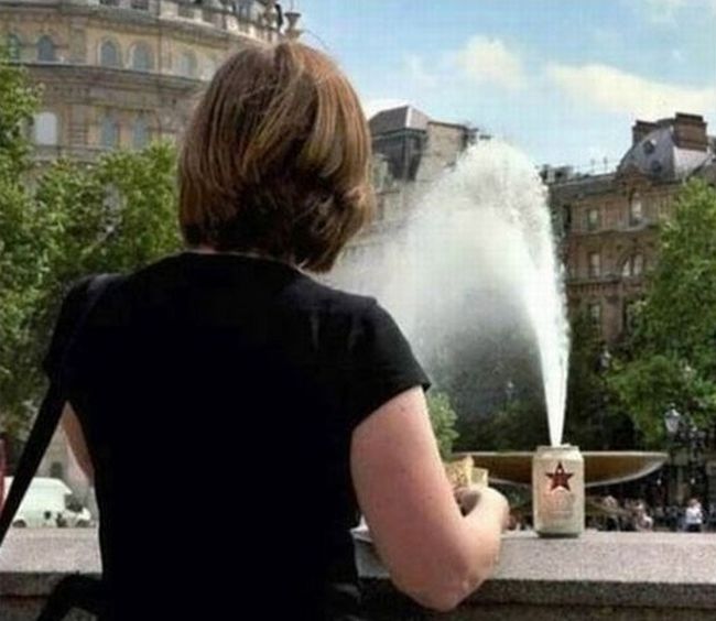 Фотоиллюзии, которые получились случайно (64 фото)