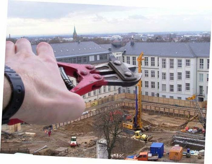 Фотоиллюзии, которые получились случайно (64 фото)