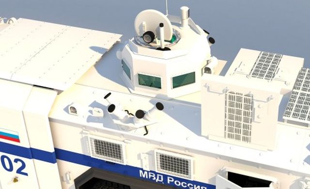 Первоапрельский бронированный полицейский автобус