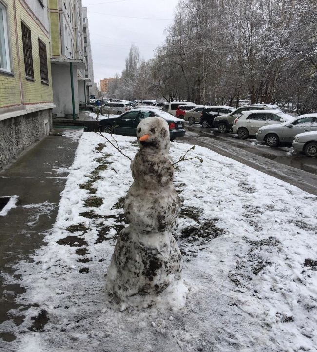 Майские снегопады в Сибири