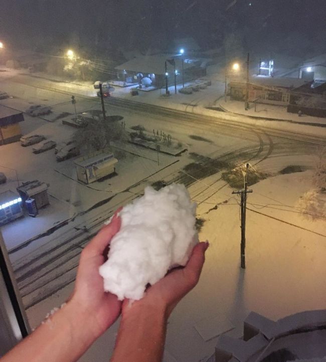Майские снегопады в Сибири