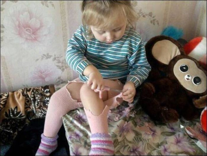 Дети проказничают