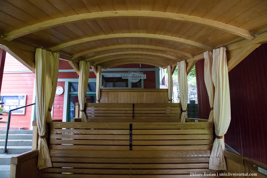 Stanserhorn Cabrio – двухэтажная кабина канатной дороги