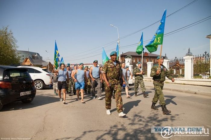 День ВДВ в Якутске
