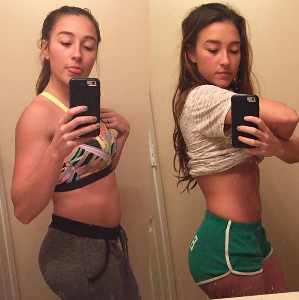 Девушки в жизни и в Instagram