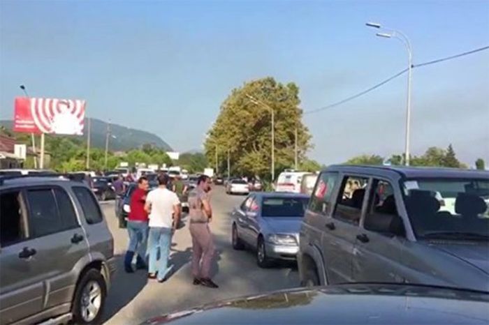 Взрыв на складе боеприпасов в Абхазии