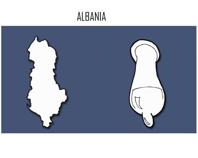 На что похожи страны (24 фото)