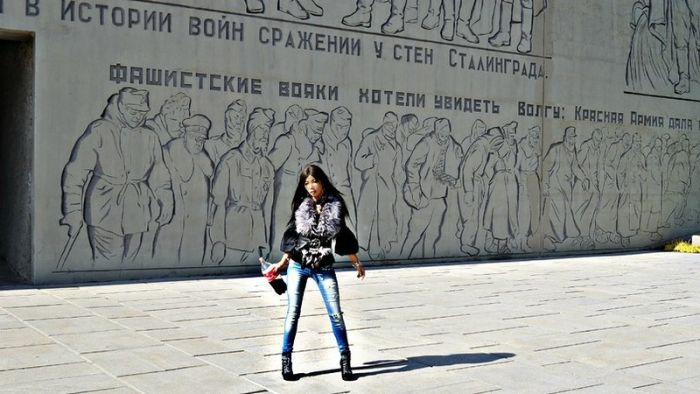 Алёна Пискун посетила Волгоград (5 фото)