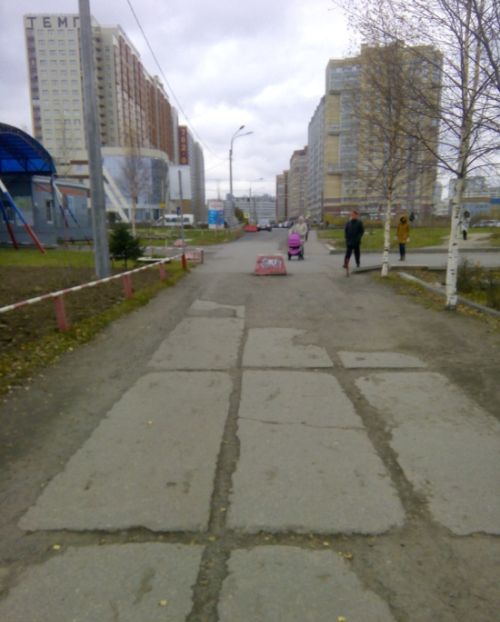 В Санкт-Петербурге провели «ремонт» пешеходной дорожи с помощью фотошопа