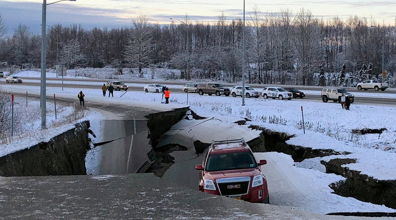 Землетрясение на Аляске Землетрясение на Аляске