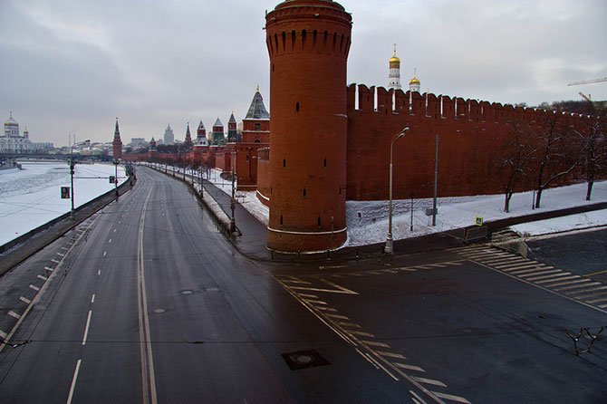 Утро 1 января в Москве (20 фото)
