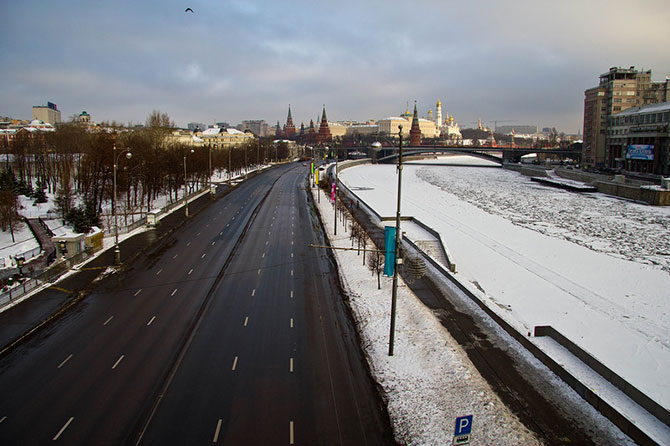 Утро 1 января в Москве (20 фото)