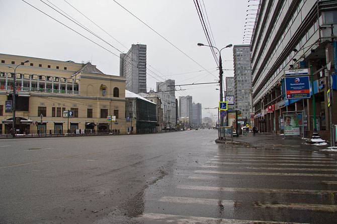 Утро 1 января в Москве (20 фото)