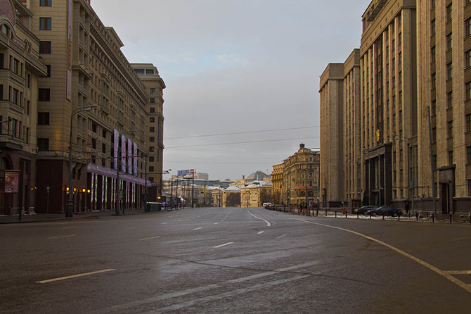 Утро 1 января в Москве (20 фото)