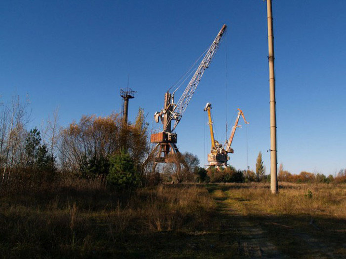 Подъемные краны ЧАЭС