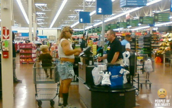 Экстравагантные покупатели Walmart