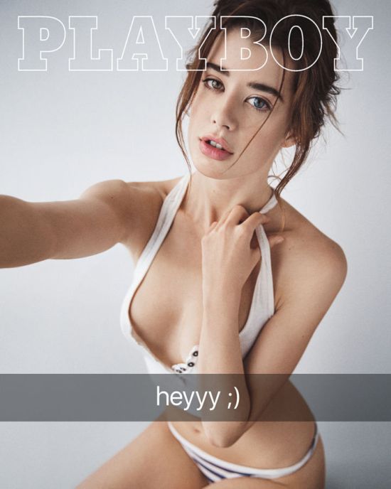 Обложка первой неэротической версии Playboy посвящена селфи и Snapchat