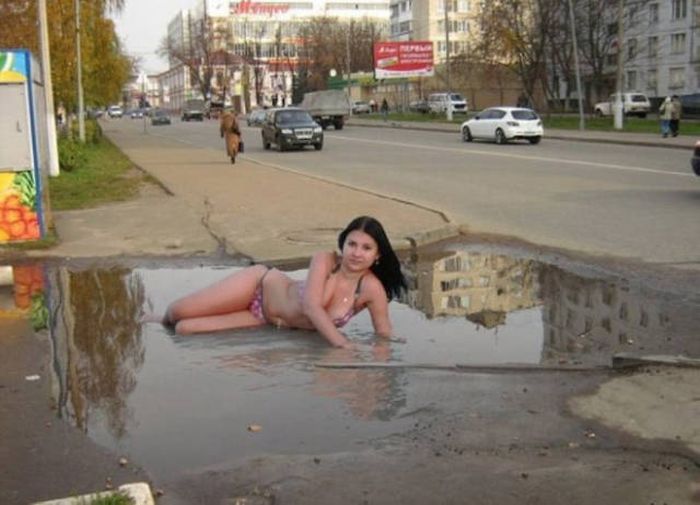Странные позы фотомоделей