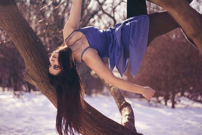 Странные позы фотомоделей