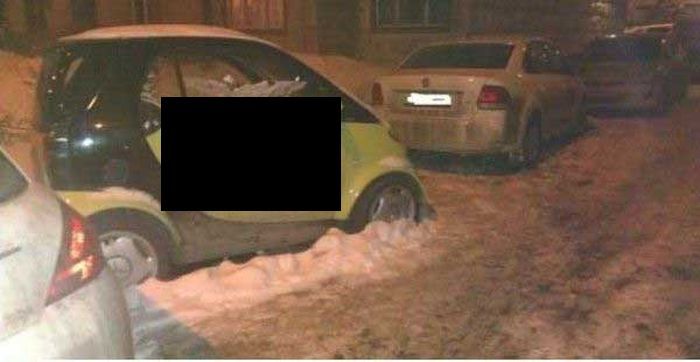 Наказали за парковку