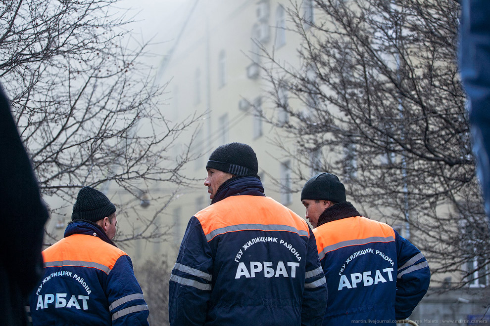 Как горело Министерство Обороны