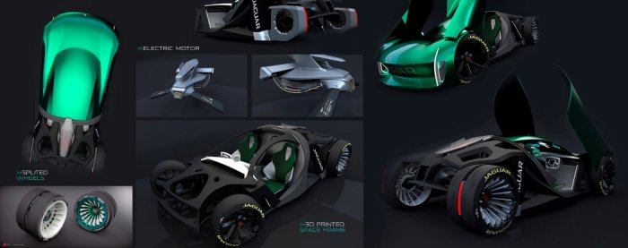 «Голый» Jaguar – автомобиль будущего