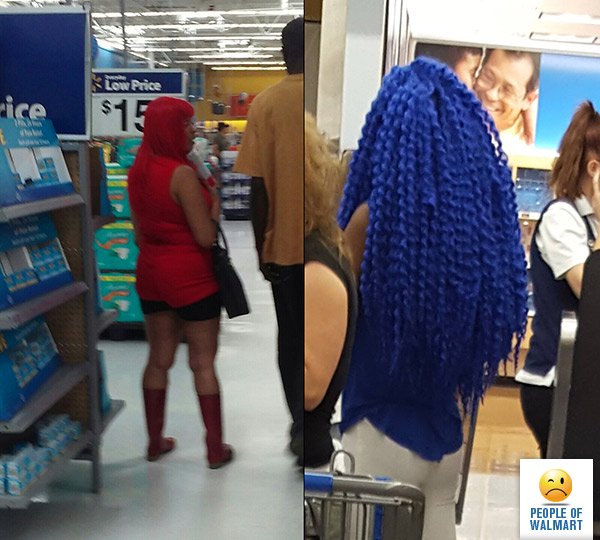 Экстравагантные покупатели Walmart