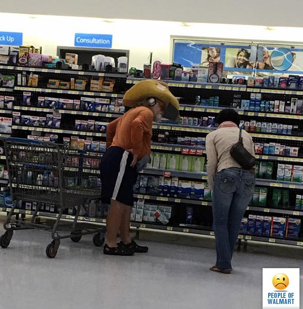 Экстравагантные покупатели Walmart