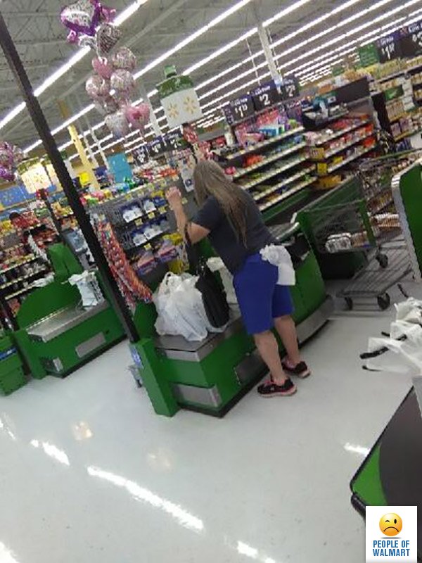 Экстравагантные покупатели Walmart