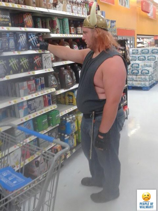 Экстравагантные покупатели Walmart