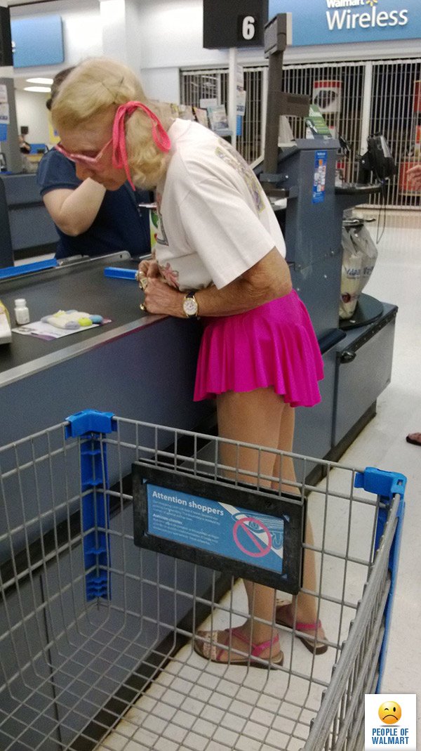 Экстравагантные покупатели Walmart
