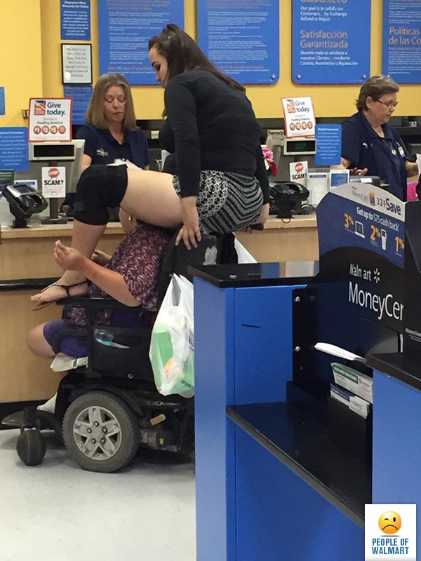Экстравагантные покупатели Walmart