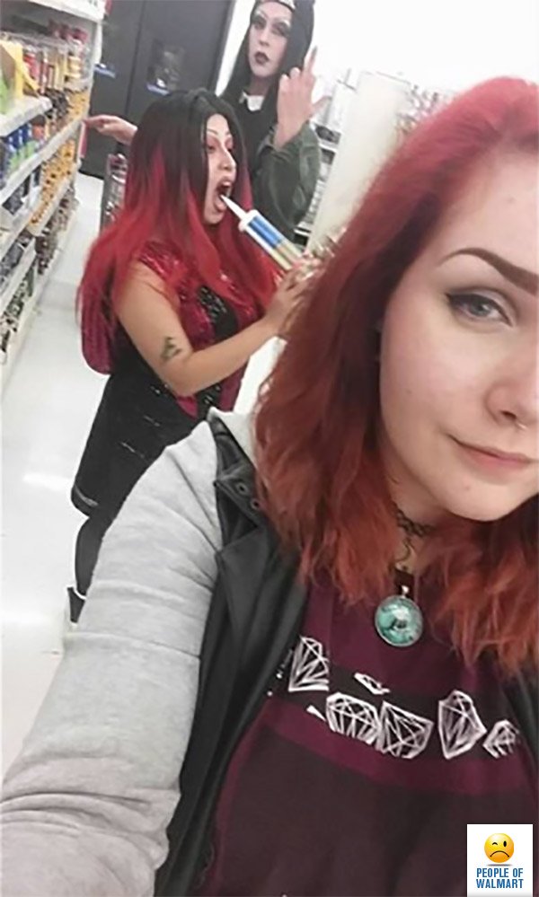 Экстравагантные покупатели Walmart
