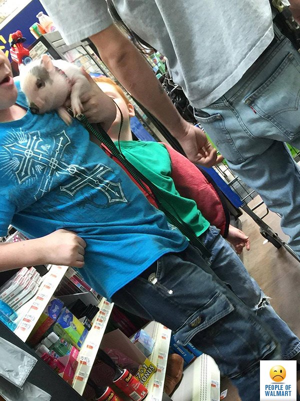 Экстравагантные покупатели Walmart