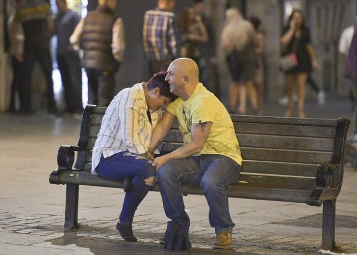 Британская молодежь в первомайские выходные