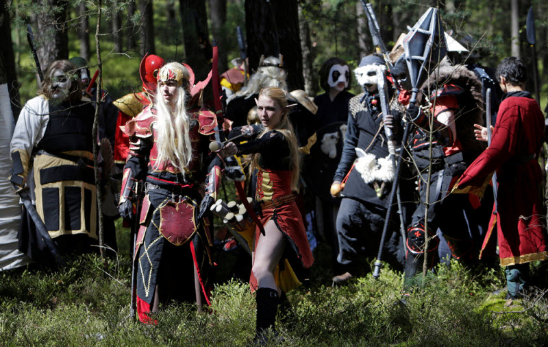 Поклонники 'World of Warcraft' собрались в чешском лесу