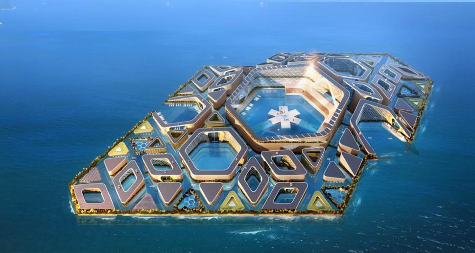 Eco Atlantis — город будущего у берегов Китая