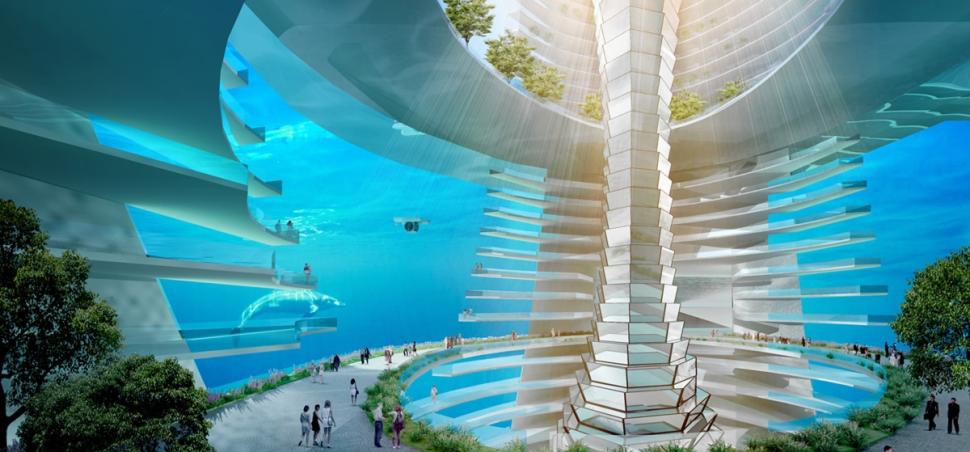 Eco Atlantis — город будущего у берегов Китая